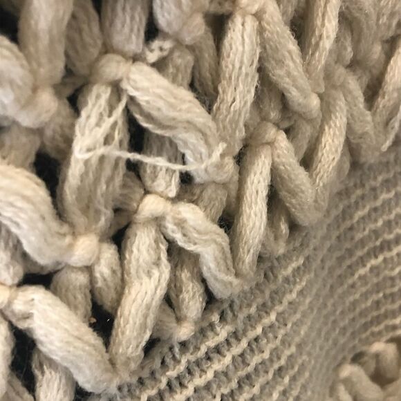 NWT Riah Fashion pullover poncho with fringe - Picture 5 of 11